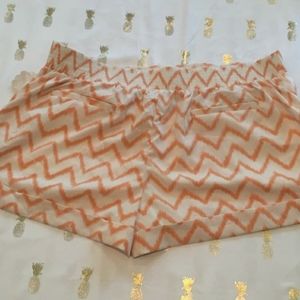 NWOT Peach Chevron Soulmates Shorts